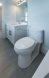 toilet in bathroom